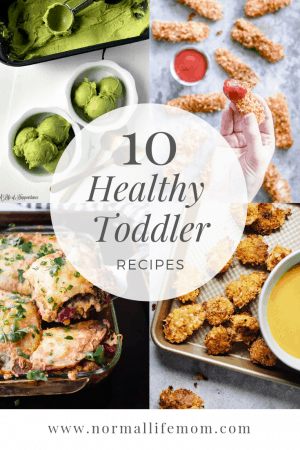 10 Healthier toddler recipes. Toddler food ideas not too far away from their favorite meals #toddlerfood #healthytoddlerfood